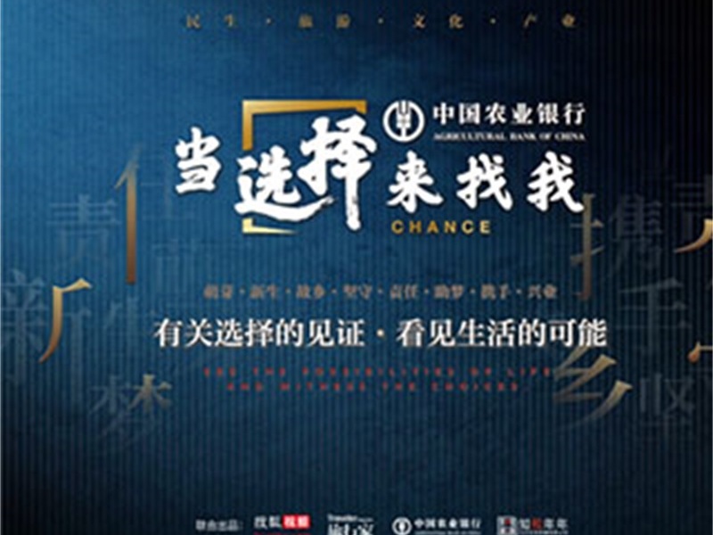 中国农业银行&《当选择来找我》联合出品合作