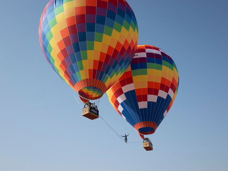 Redmi K50 Pro：自由飞热气球高空扁带