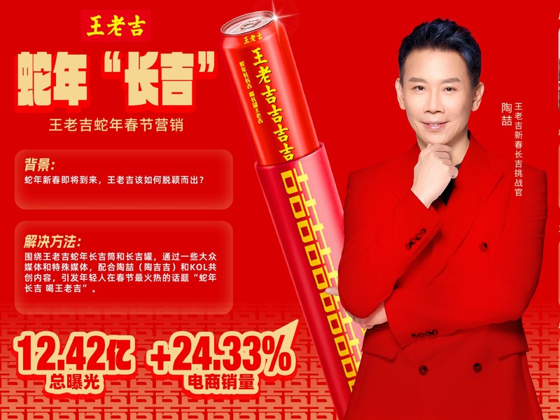 王老吉2025年春节蛇年长吉整合营销项目